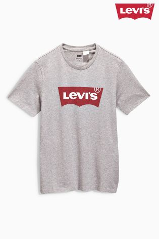 Grey Levi's&reg; Graphic Logo T-Shirt